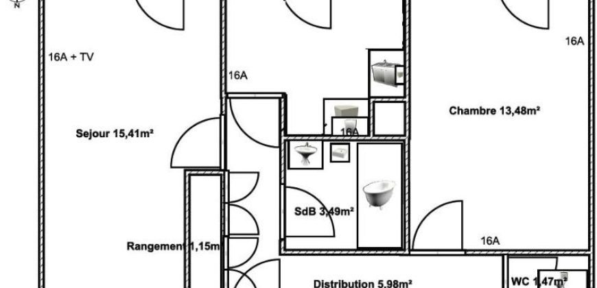 Réf : GES72158423-372, 2 pièce(s), VILLEURBANNE